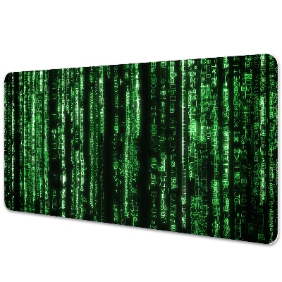 Protège bureau Signes abstraits verts