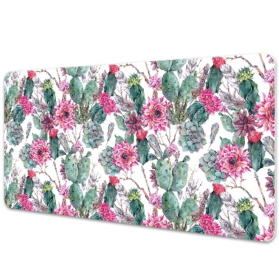 Sous main de bureau Succulentes