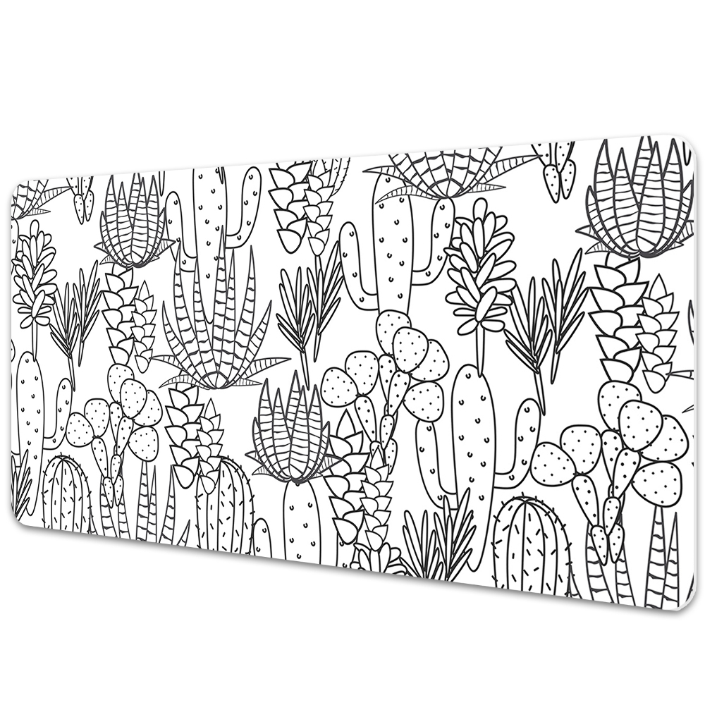 Tapis de bureau Cacti