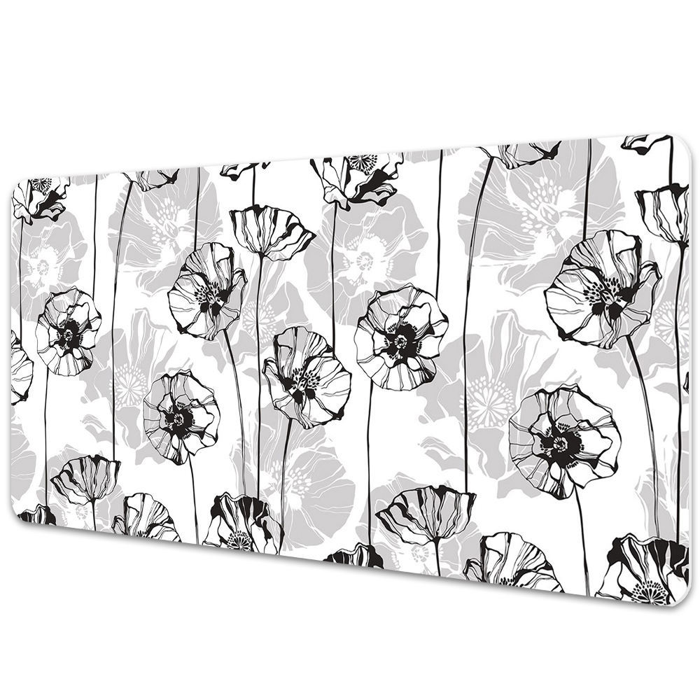Tapis de bureau Fleurs en style glamour