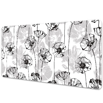 Tapis de bureau Fleurs en style glamour