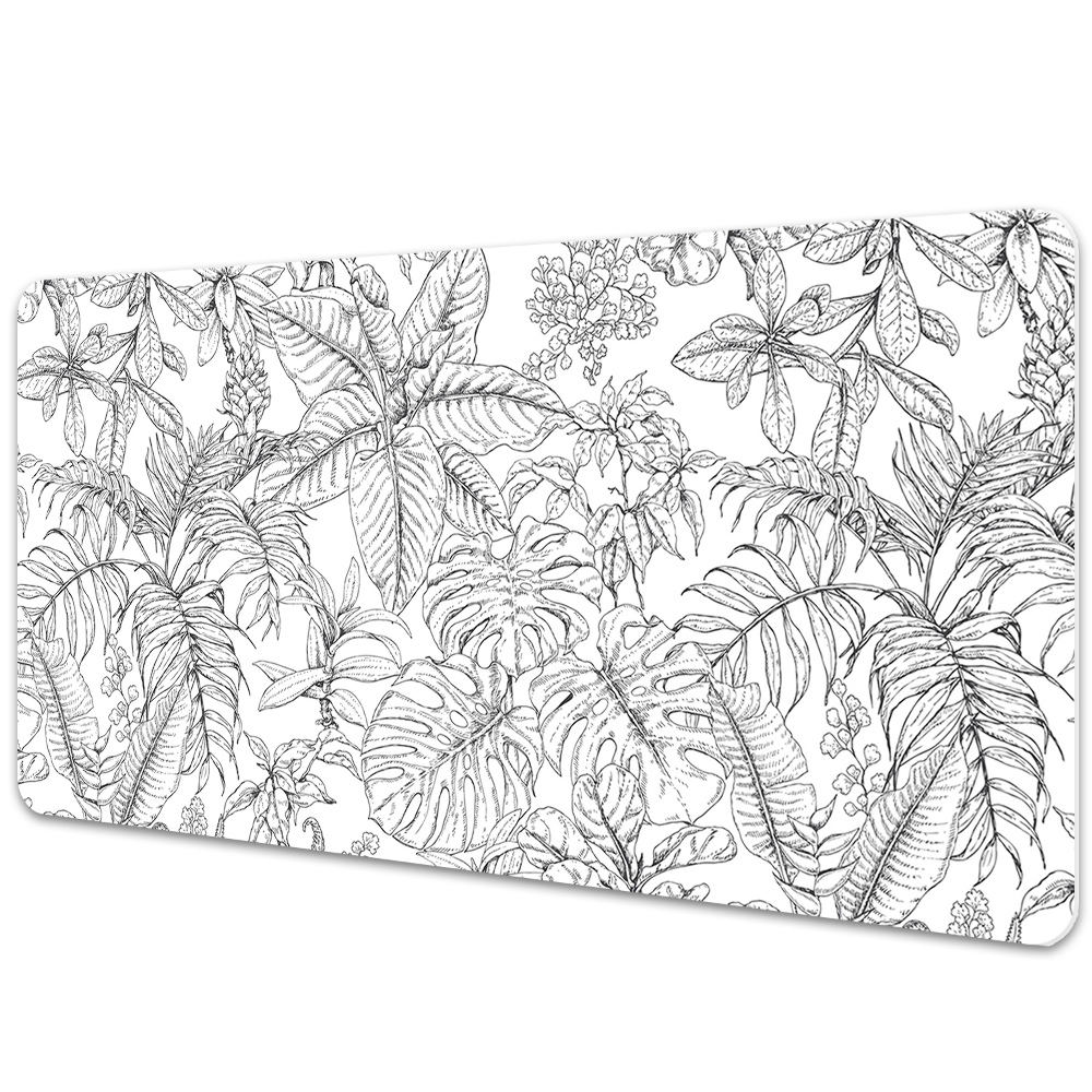 Protège bureau Motif de feuilles