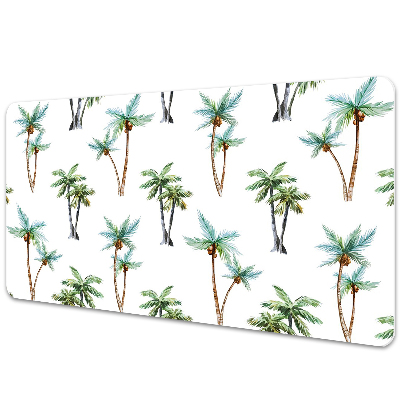 Sous-main bureau Palmiers sur une peinture murale