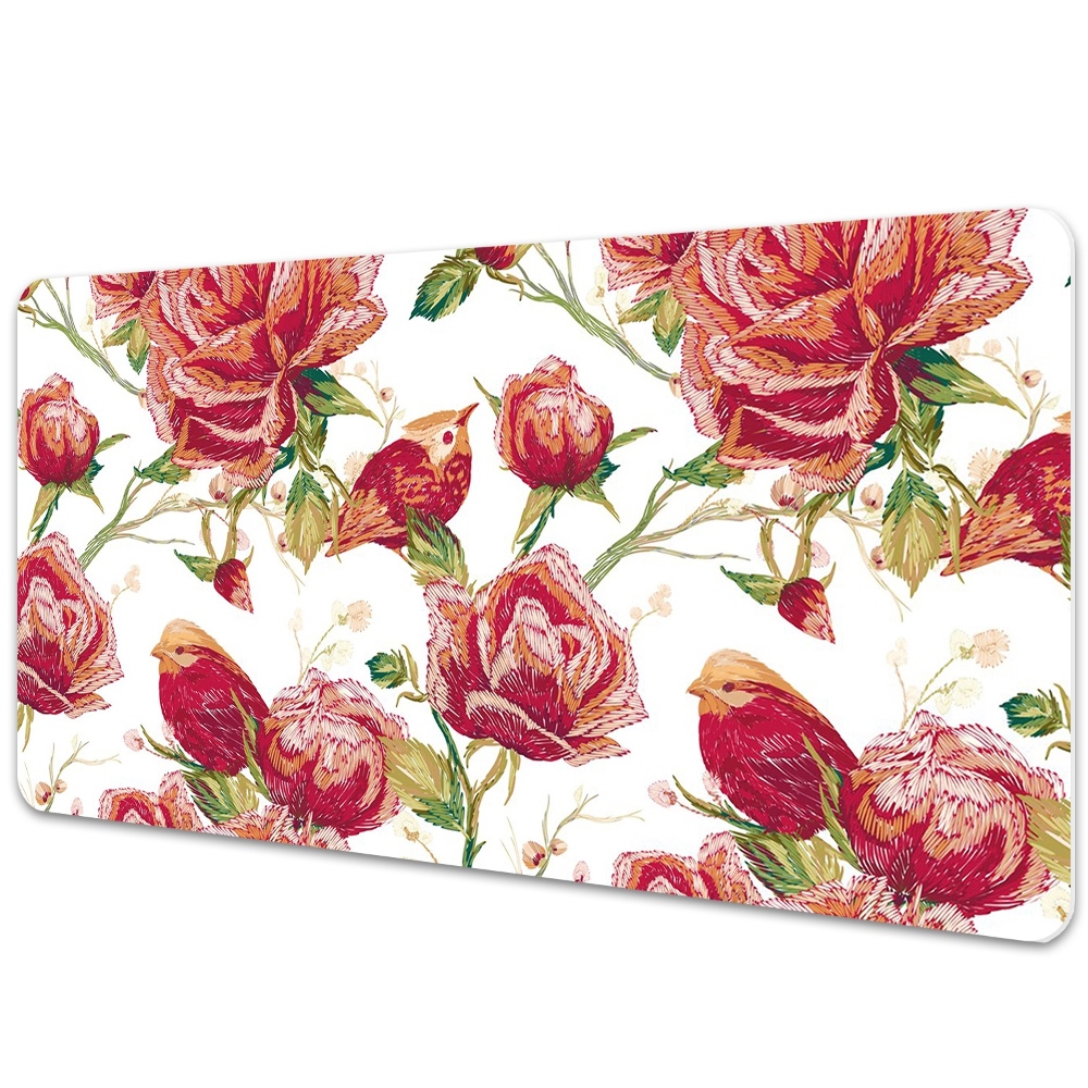 Protège bureau Oiseaux sur branches