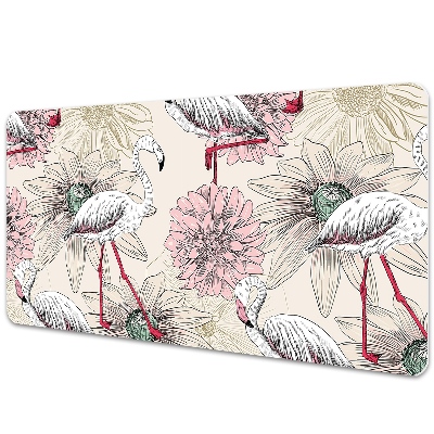 Tapis de bureau Flamants