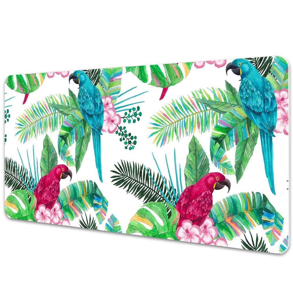 Protège bureau Perroquets sur une fresque