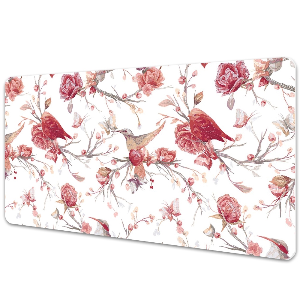 Tapis de bureau Oiseaux violets