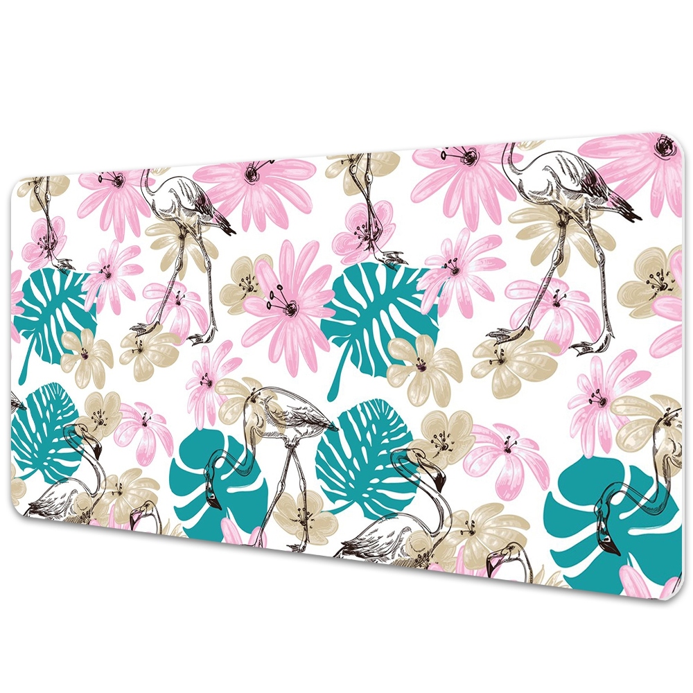 Sous main de bureau Flamants dans le tableau