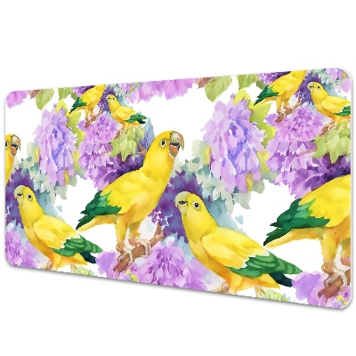 Tapis de bureau Perroquets