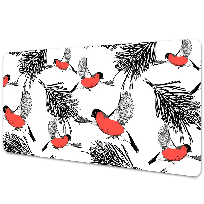 Sous-main bureau Oiseaux dans les arbres