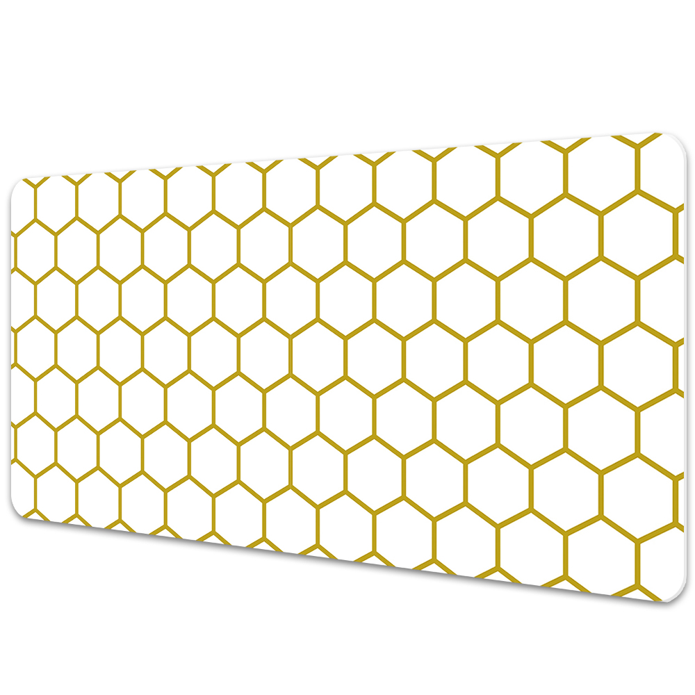 Tapis de bureau Hexagone