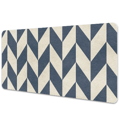 Protège bureau Vecteurs géométriques gris