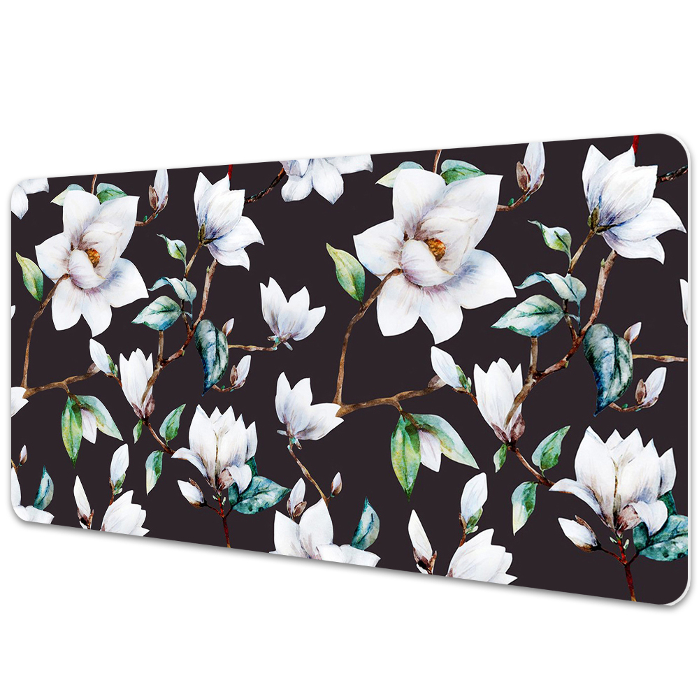 Sous-main bureau Fleurs peintes