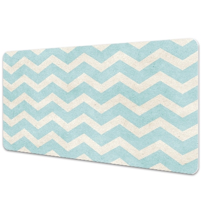 Sous main de bureau Zigzags géométriques