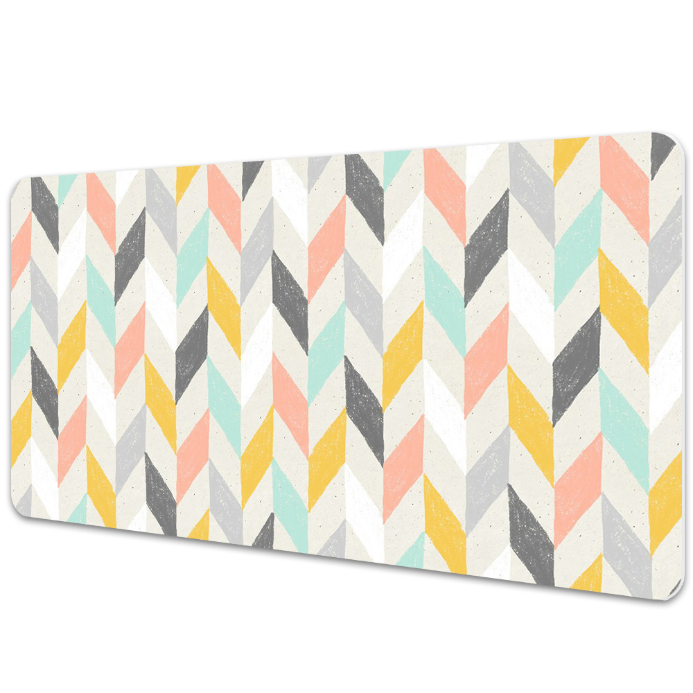 Sous-main bureau Papier peint géométrique