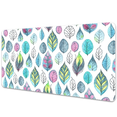 Sous-main bureau Feuilles dessinées