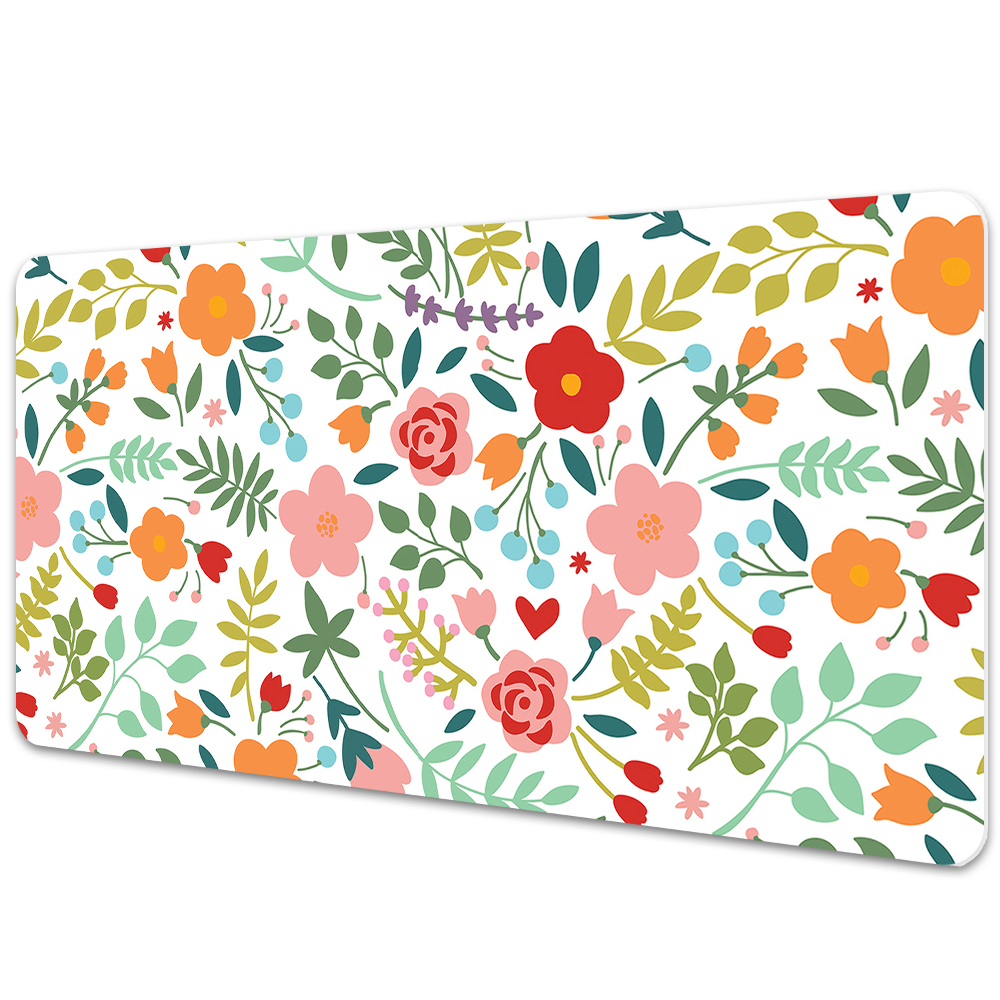 Protège bureau Fleurs folkloriques