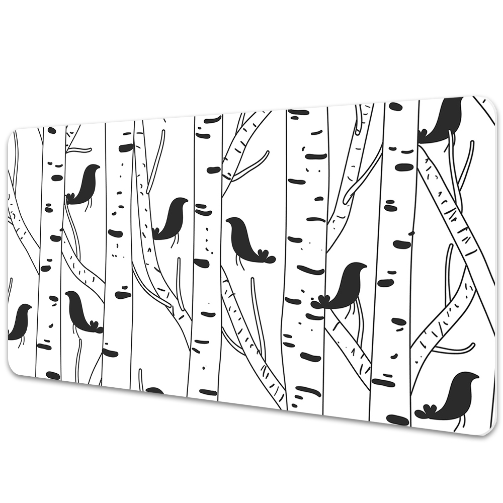 Tapis de bureau Oiseaux parmi les arbres