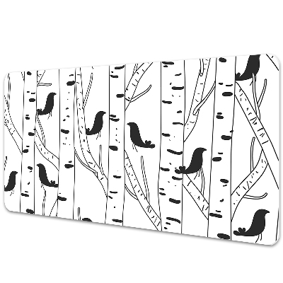 Tapis de bureau Oiseaux parmi les arbres