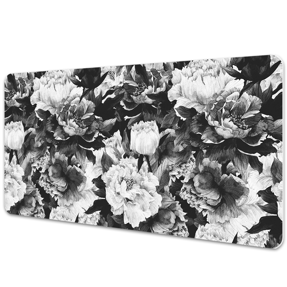 Sous-main bureau Pivoines