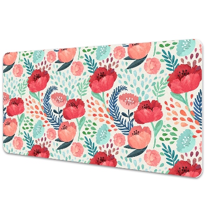 Tapis de bureau Coquelicots en fleurs