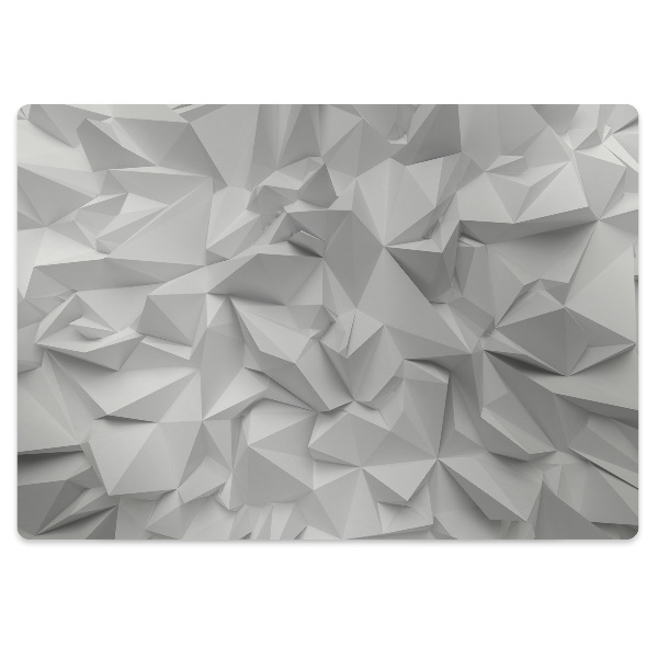 Tapis bureau Fantaisie blanche