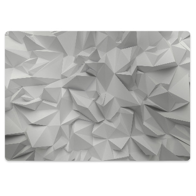 Tapis bureau Fantaisie blanche