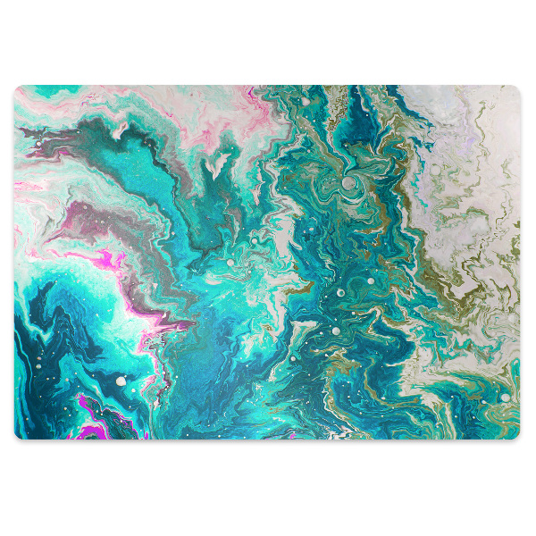 Tapis protège sol Fantaisie verte