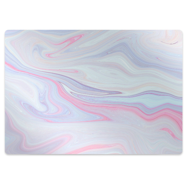 Tapis fauteuil bureau Fantaisie rose