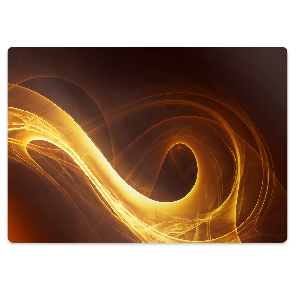 Tapis fauteuil bureau Flamme de feu