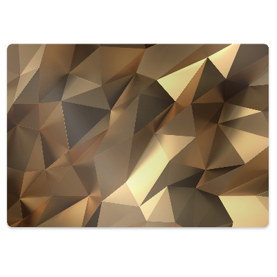 Tapis pour chaise de bureau Or