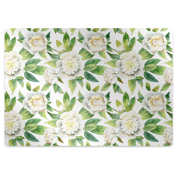 Tapis protège sol Flore colorée