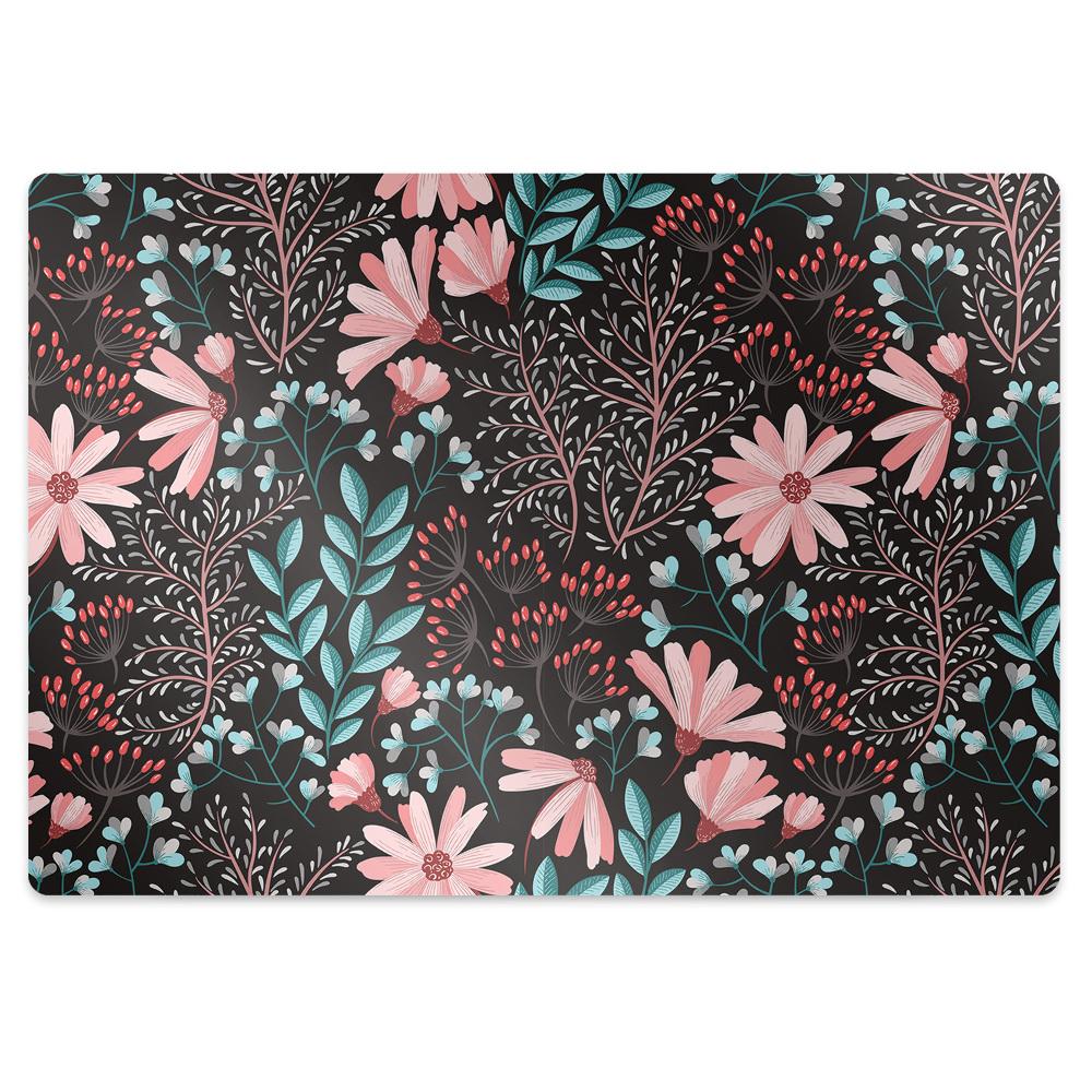 Tapis pour chaise de bureau Fleurs anciennes