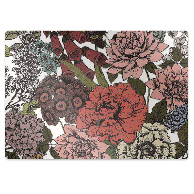 Tapis protège sol Fleurs d'automne