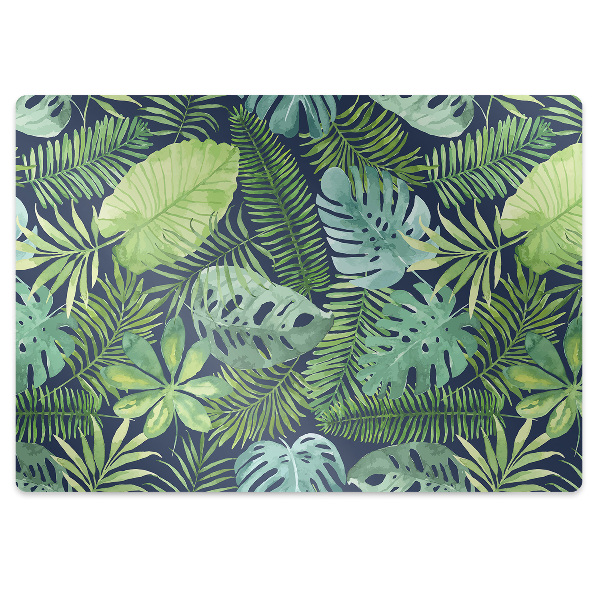 Tapis de chaise Feuilles exotiques