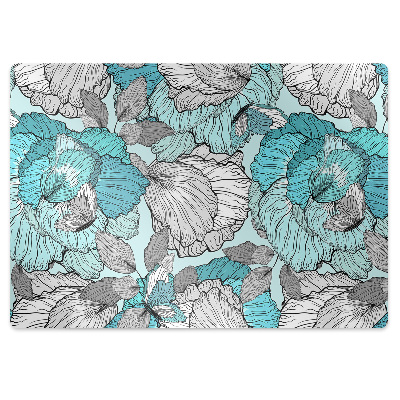 Tapis de chaise de bureau Gribouille