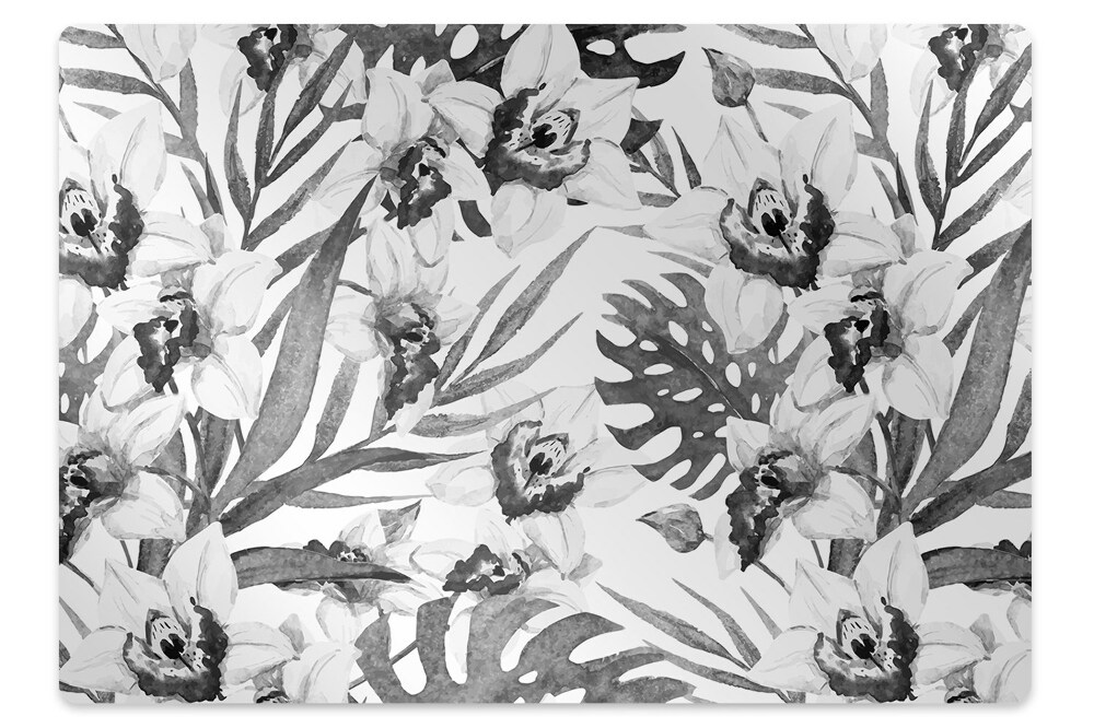 Tapis de protection de sol Feuilles et fleurs