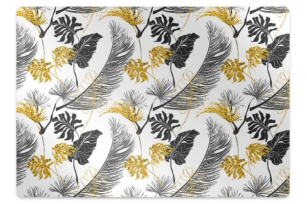 Tapis protection sol Exotiques dorés