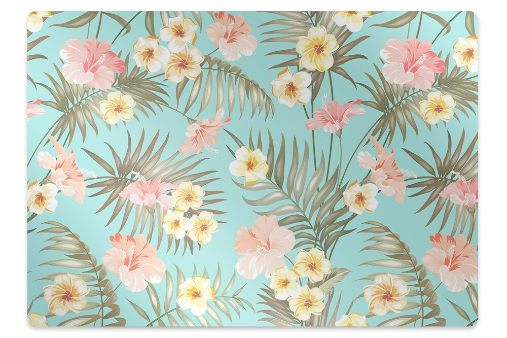 Tapis de chaise Fleurs pastel