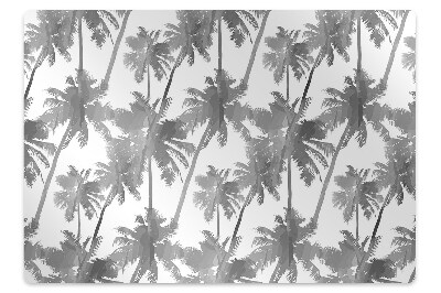 Tapis de protection de sol Esquisse de palmier