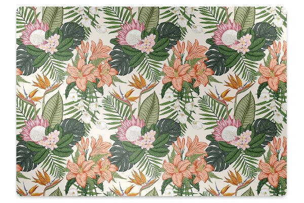 Tapis de protection de sol Fleurs murales