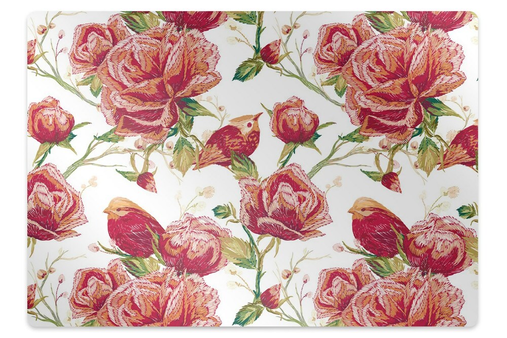 Tapis de chaise Oiseaux lumineux