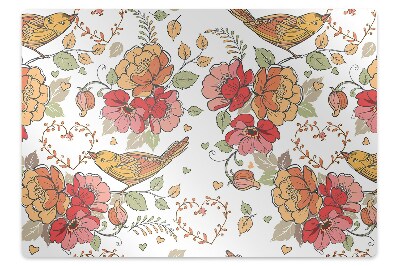 Tapis protège sol Motif d'oiseau