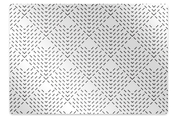 Tapis de chaise de bureau Motif géométrique