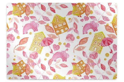 Tapis protège sol Hippopotames