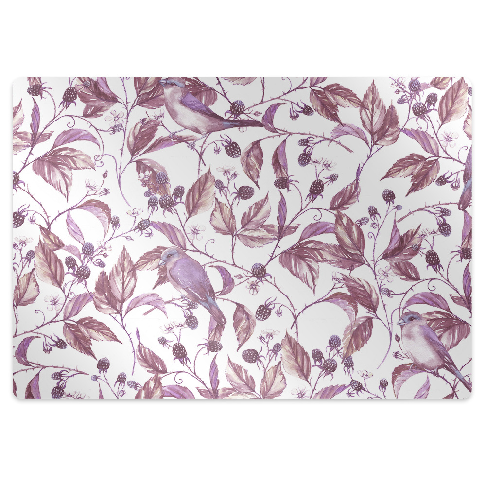 Tapis de chaise Oiseaux dans la forêt