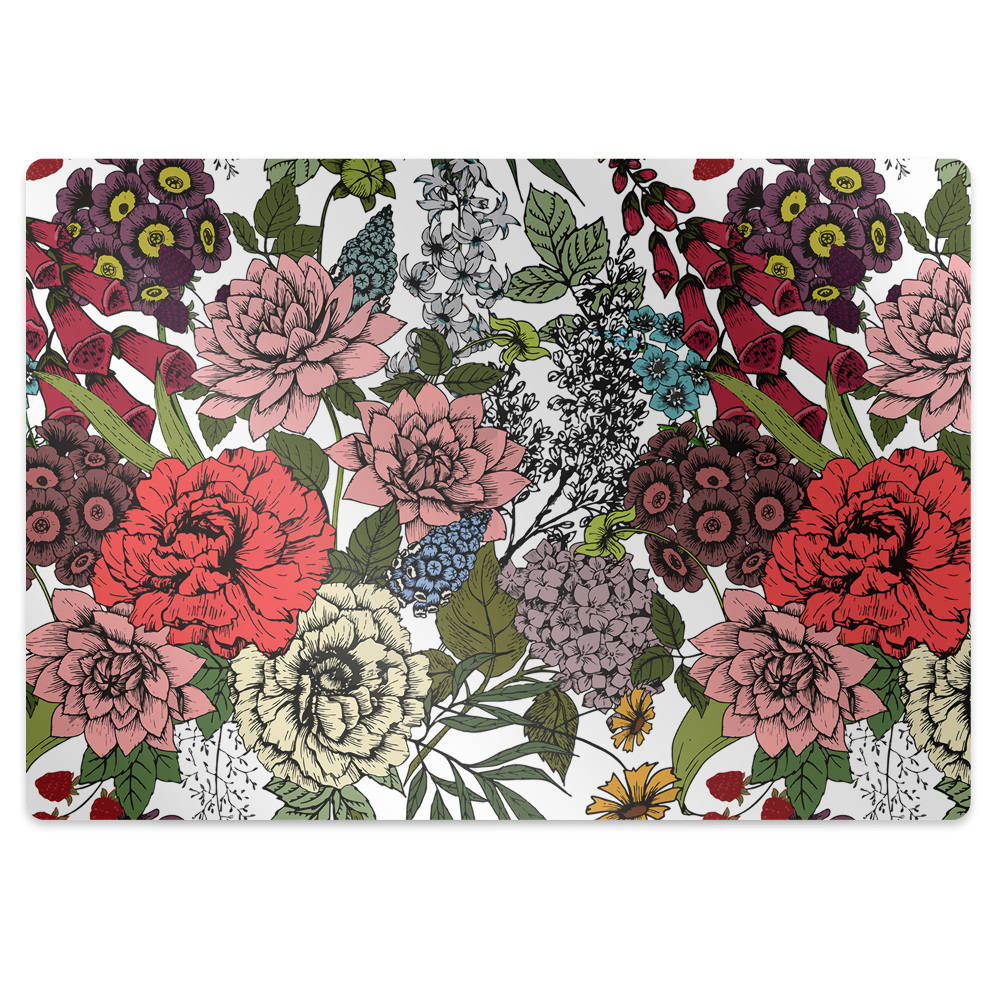 Tapis de protection de sol Fleurs d'automne