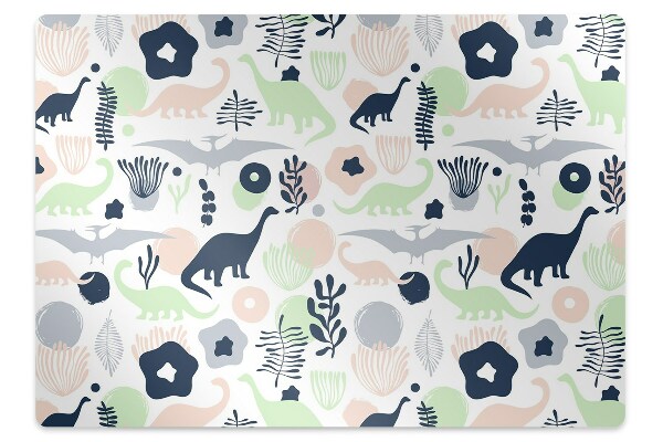 Tapis bureau Dinosaures