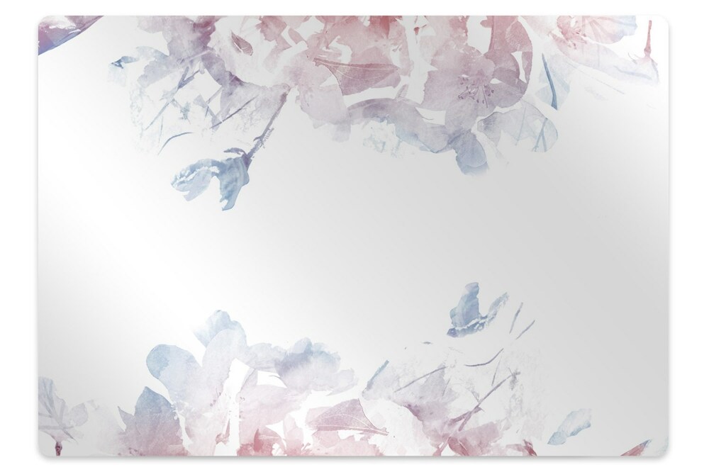 Tapis pour chaise de bureau Fleurs de roses pastel