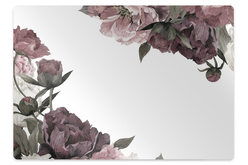 Tapis bureau Flore colorée